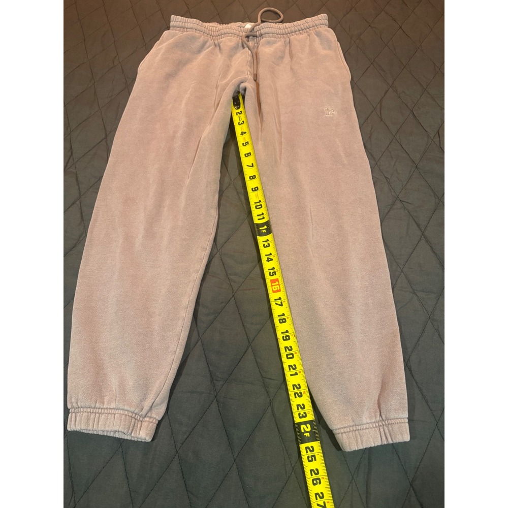 Victorias Secret PINK Fleece Jogger Sweatpants Mauve Pink Small High Rise Pocket - Picture 4 of 9